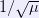 1/\sqrt{\mu}