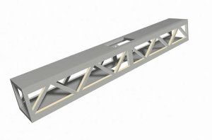 A Typical Truss Member (hinges not shown)